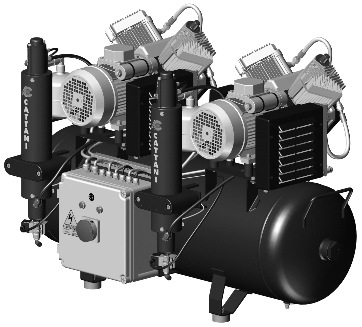 Brezoljni kompresorji AIR CARE za CAD/CAM Cattani